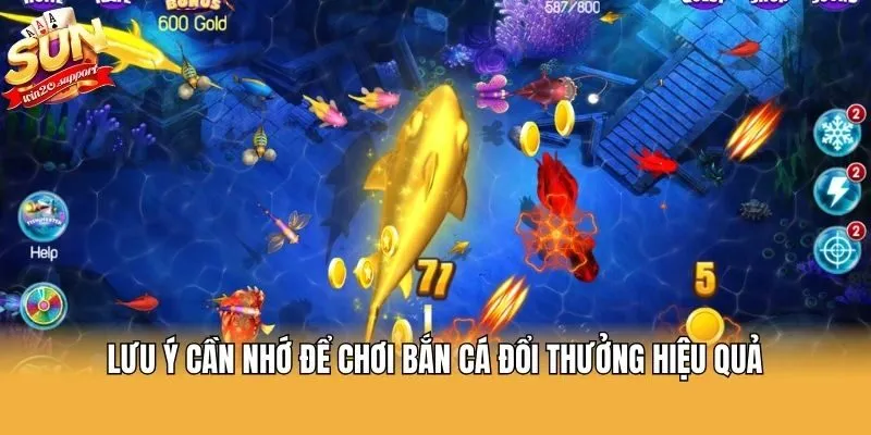 Lưu ý cần nhớ để chơi bắn cá đổi thưởng hiệu quả