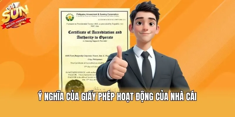 Ý nghĩa của giấy phép hoạt động của nhà cái